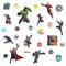 RoomMates Classic Avengers Peel &#x26; Stick Wall Decals